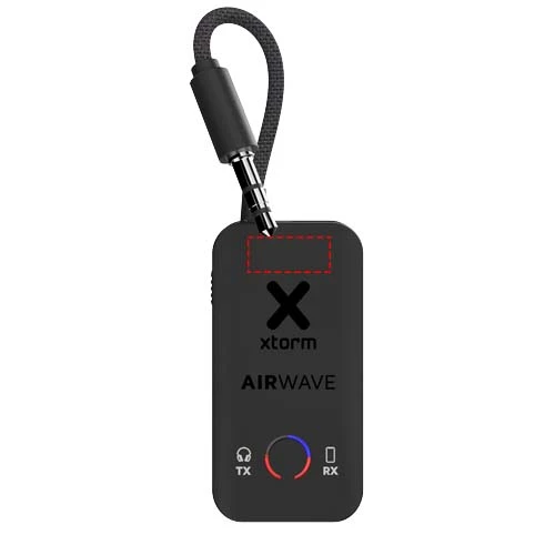 Xtorm XAWBT01 AirWave bezdrôtový audio adaptér - Xtorm – černá – tlačová plocha – Predná strana