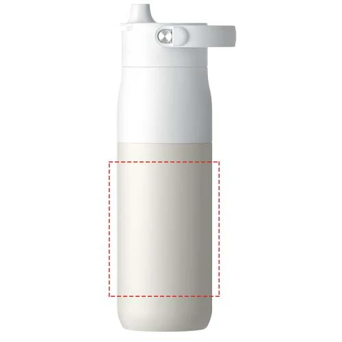 LARQ PureVis™ 2.0 fľaša na vodu s objemom 680 ml - Larq – bílá – tlačová plocha – Po obvode
