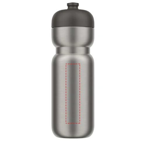 Mepal Pull 800 ml nerezová športová fľaša - Mepal – černá – tlačová plocha – Zadná strana