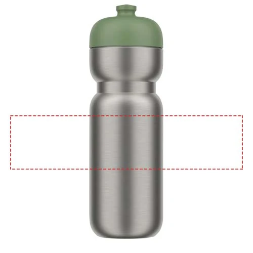 Mepal Pull 800 ml nerezová športová fľaša - Mepal – mechově zelená – tlačová plocha – Po obvode