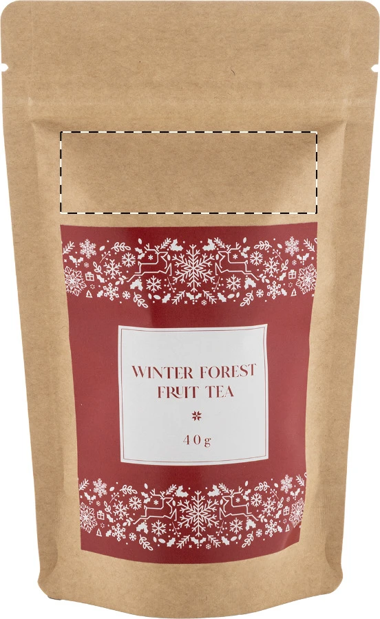 Snowberry zimný čaj z lesného ovocia, 40g – natural – tlačová plocha – Predná strana