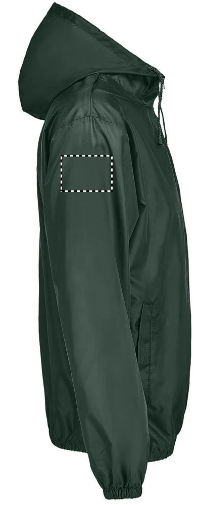 Vetrovka Shield - Sol's – forest green – tlačová plocha – Pravý rukáv