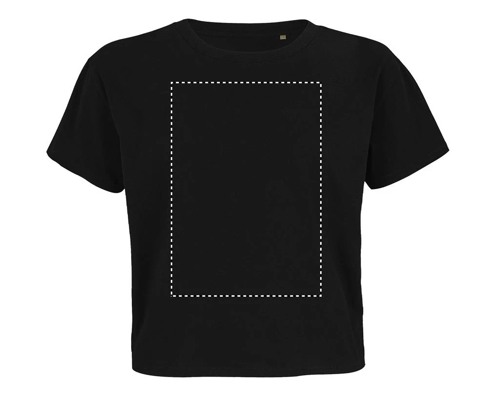 Oversize tričko Legacy - Sol's – deep black – tlačová plocha – Predná strana