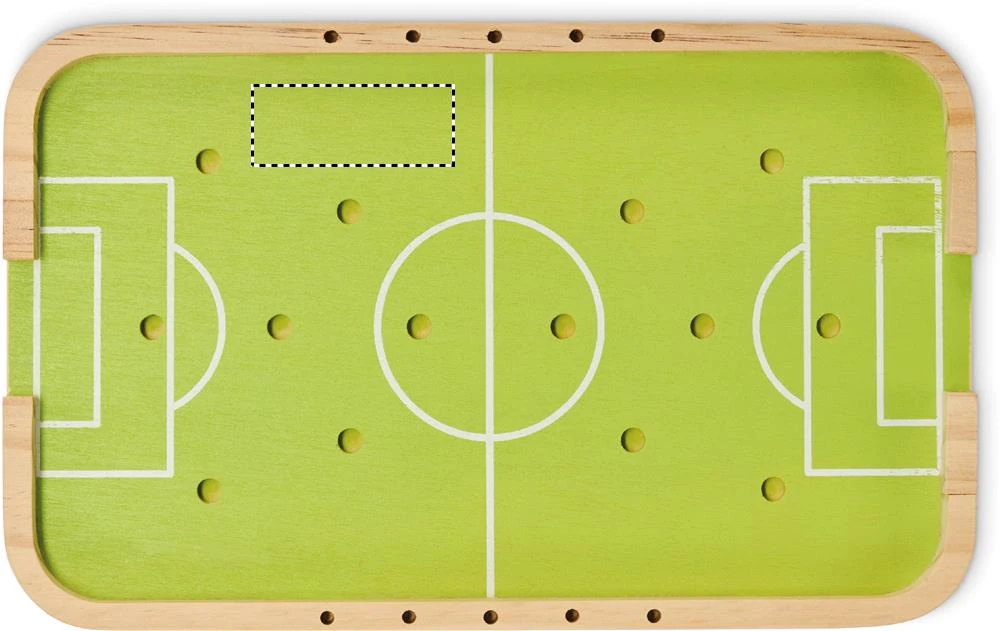 Drevená stolná hra futbal BOLIN – barva dřeva – tlačová plocha – FRONT SIDE 1