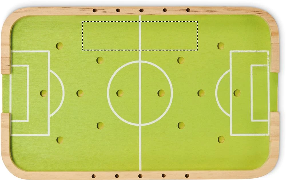 Drevená stolná hra futbal BOLIN – barva dřeva – tlačová plocha – FRONT SIDE 3