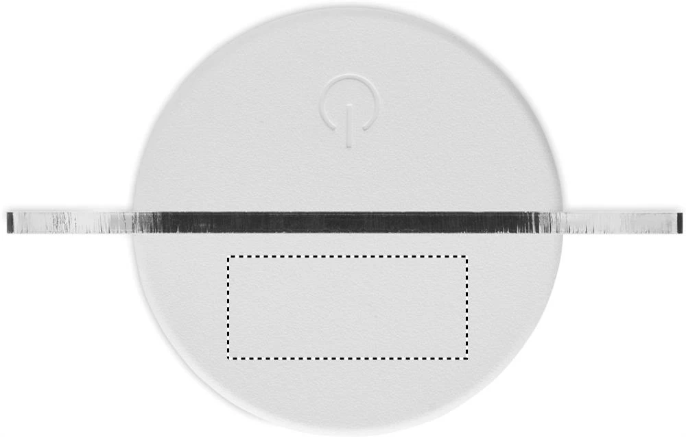 Malá svietiaca LED nástenka LEDMEMO – bílá – tlačová plocha – BASE TOP