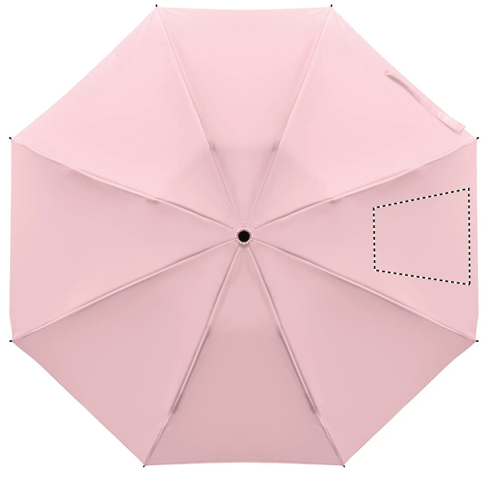 23'' skladací dáždnik AGUMBE – dětská růžová – tlačová plocha – Segment 4