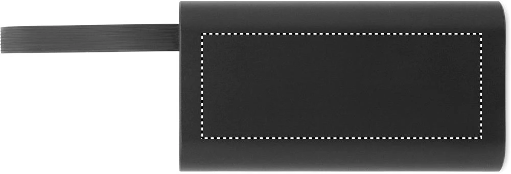 Powerbanka VOIMA 20 000 mAh – černá – tlačová plocha – Bok 2