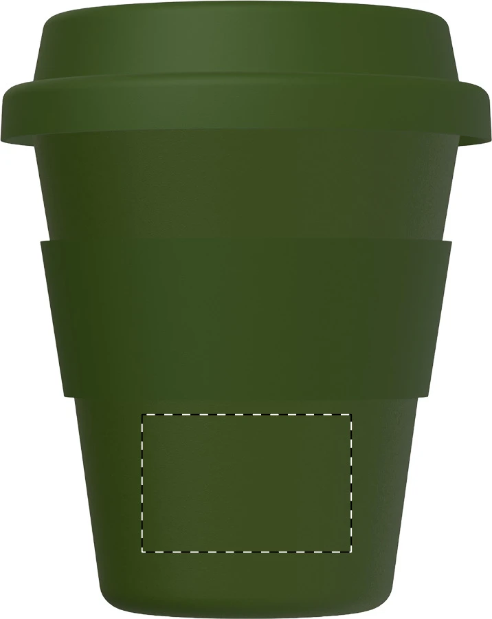 Grappulu cestovný kelímok – green – tlačová plocha – Predná strana
