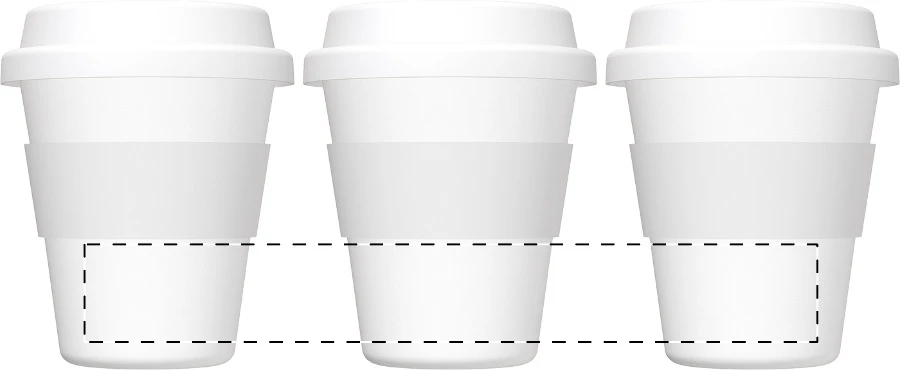 Grappulu cestovný kelímok – white – tlačová plocha – Obal