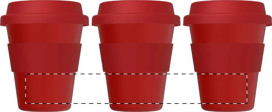 Grappulu cestovný kelímok – red – tlačová plocha – Obal