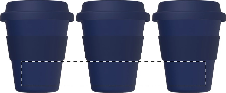 Grappulu cestovný kelímok – dark blue – tlačová plocha – Obal