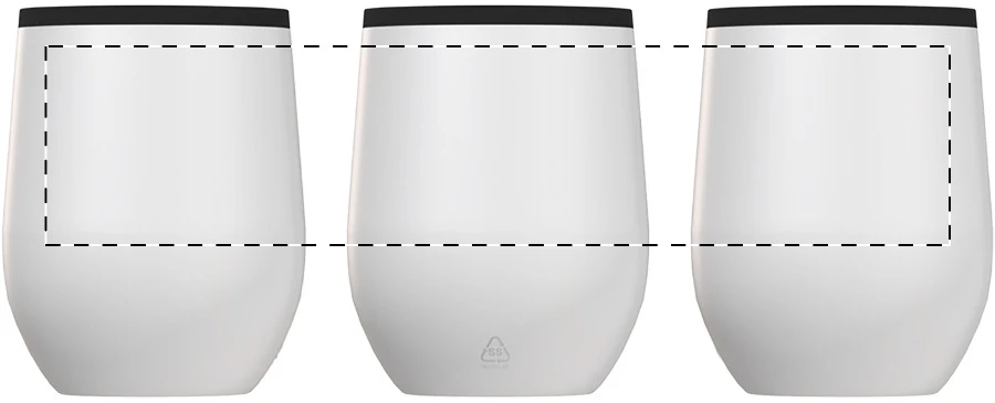 Poppy RSS termo hrnček – white – tlačová plocha – Obal