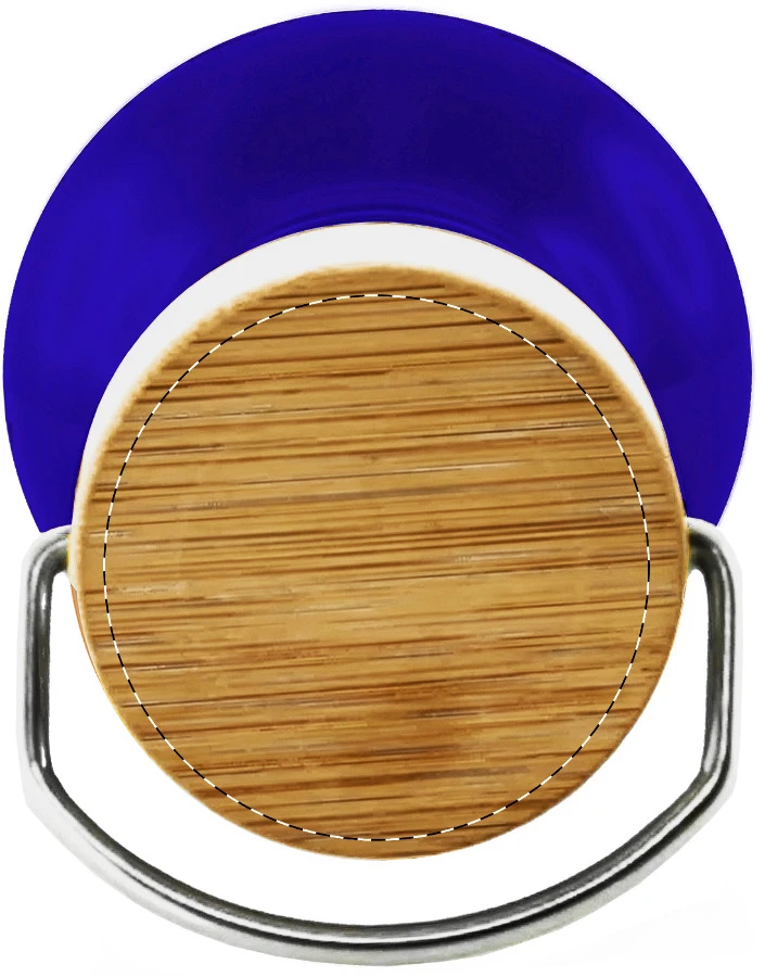Nanga RSS fľaša – blue – tlačová plocha – Čiapka