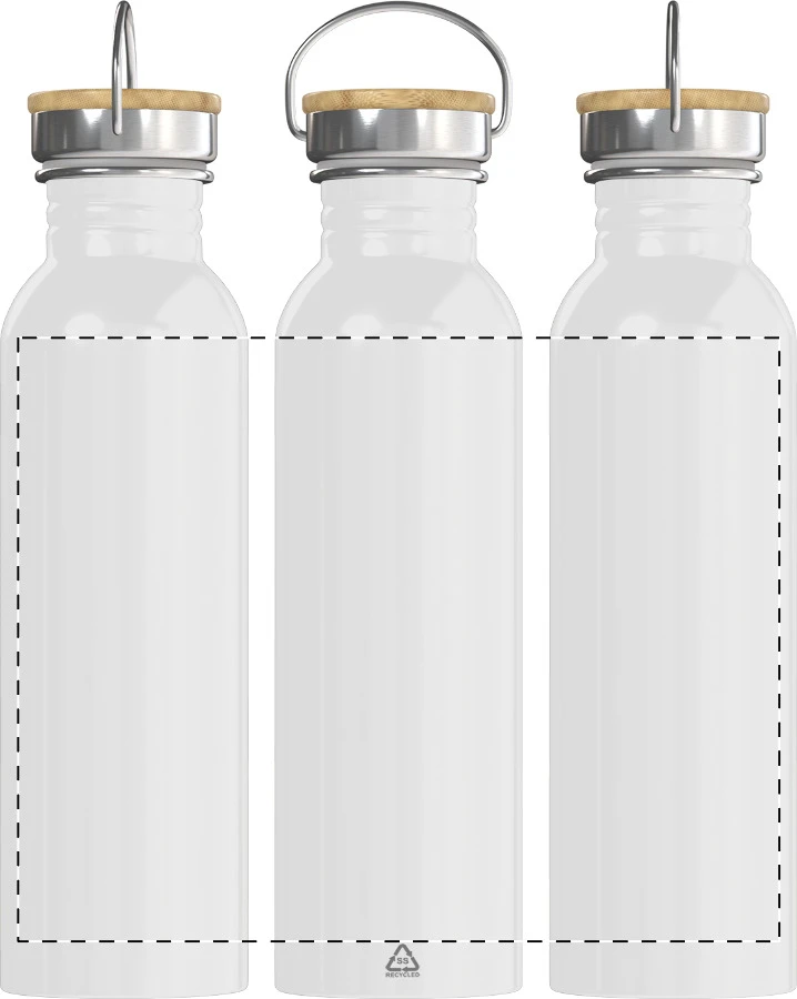 Nanga RSS fľaša – white – tlačová plocha – Obal