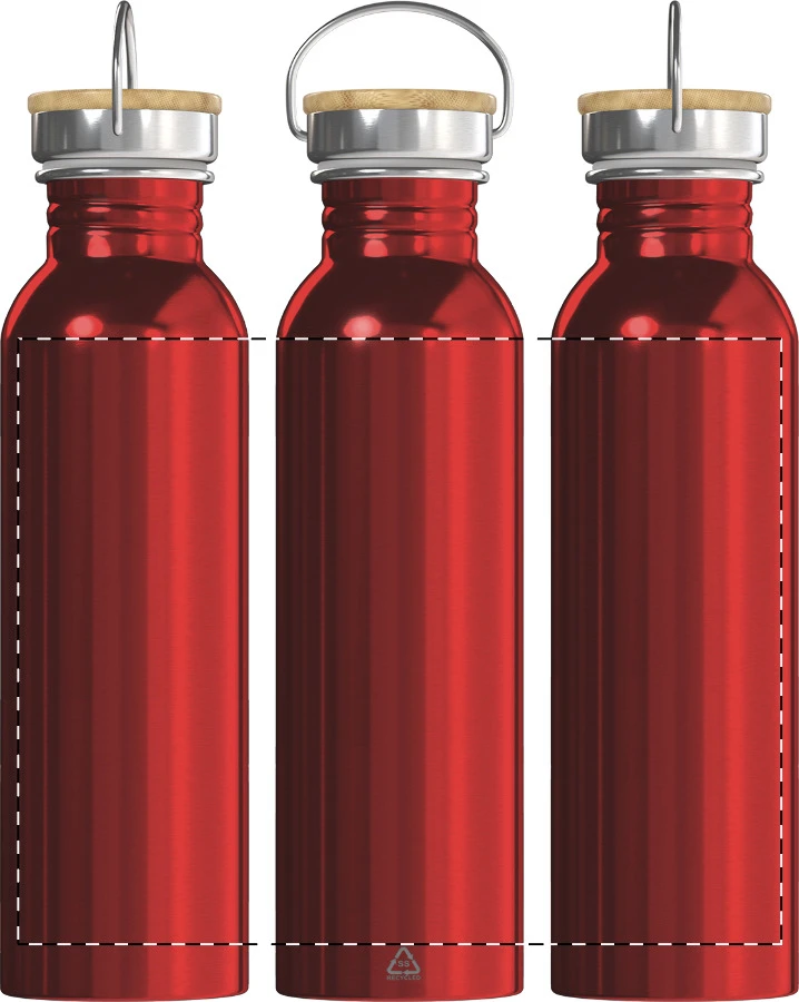 Nanga RSS fľaša – red – tlačová plocha – Obal