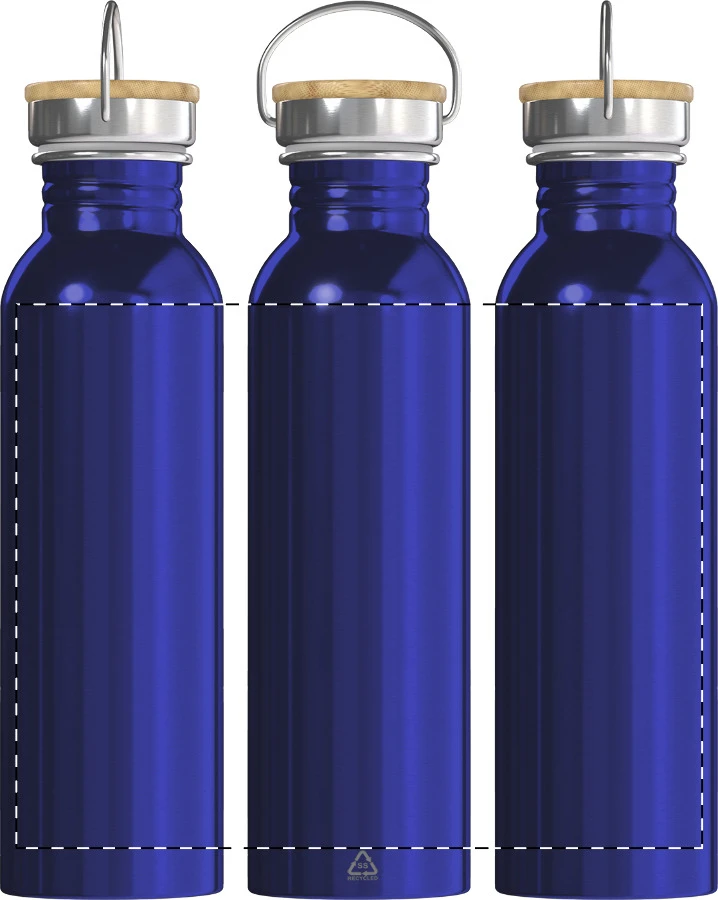Nanga RSS fľaša – blue – tlačová plocha – Obal