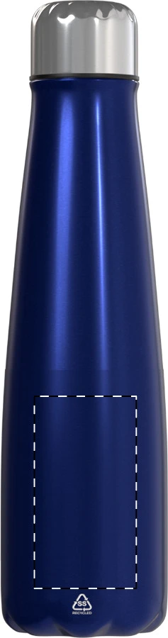 Namcha RSS fľaša – blue – tlačová plocha – Predná strana