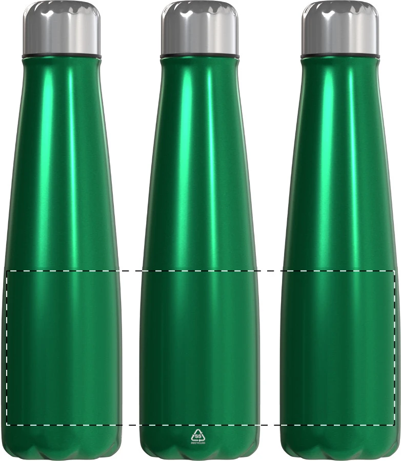 Namcha RSS fľaša – green – tlačová plocha – Obal