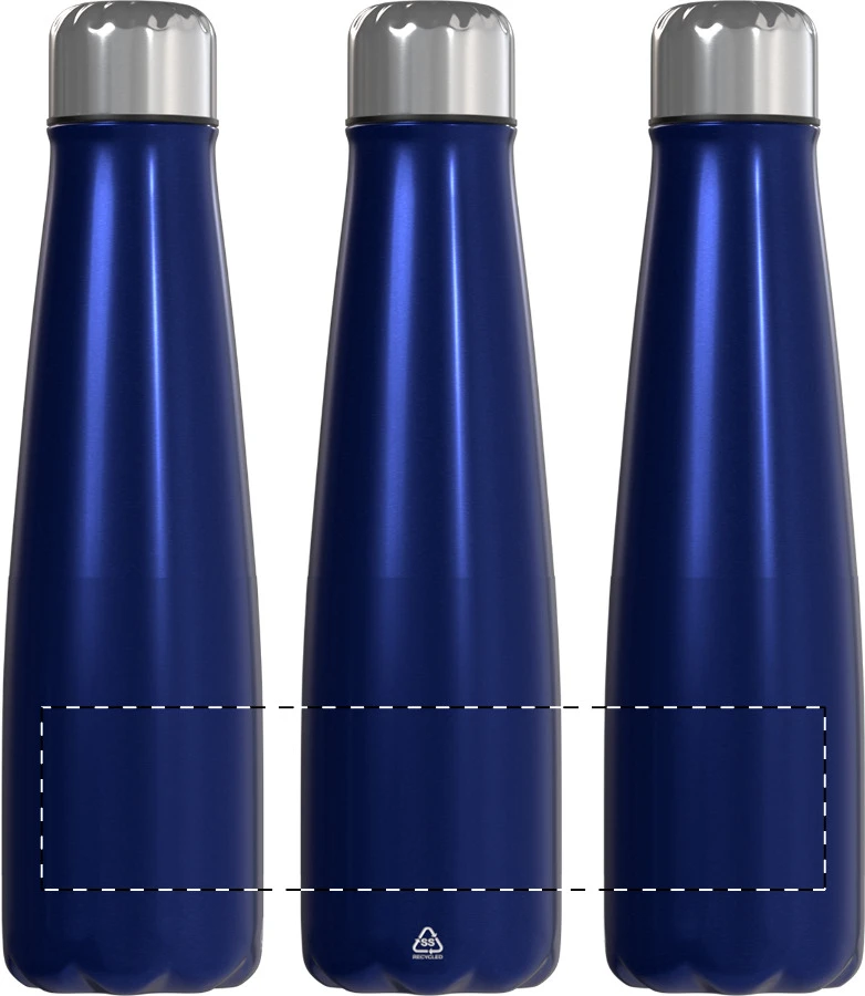 Namcha RSS fľaša – blue – tlačová plocha – Celoplošná potlač – rotačná sieťotlač