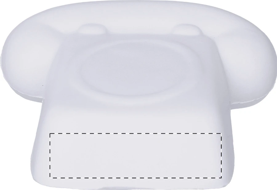 Landline antistres – white – tlačová plocha – Predná strana