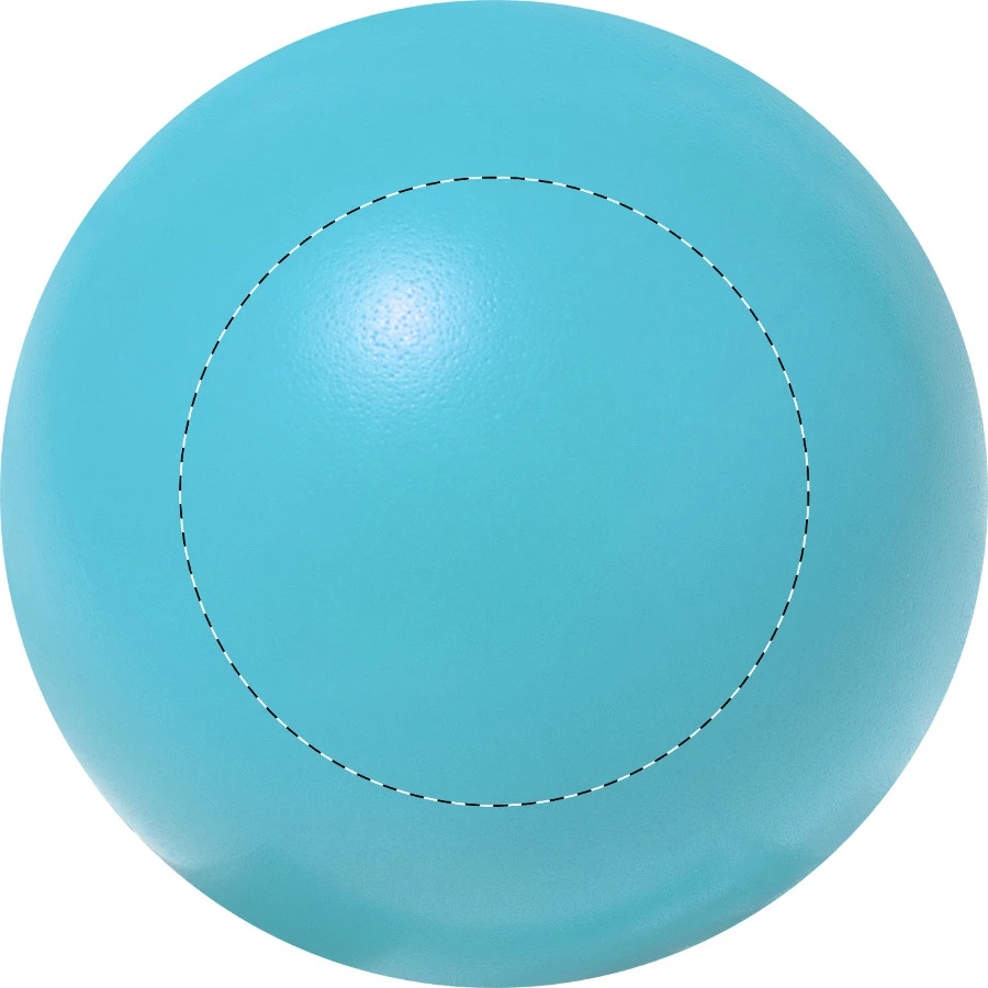 Relixa Mini antistresová loptička – light blue – tlačová plocha – Predná strana