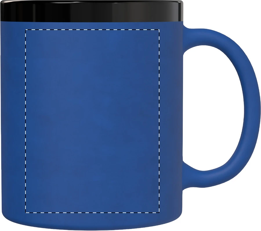 Kovary hrnček – blue – tlačová plocha – Pravák