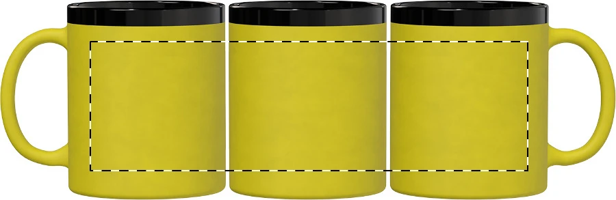 Kovary hrnček – žltá – tlačová plocha – Obal