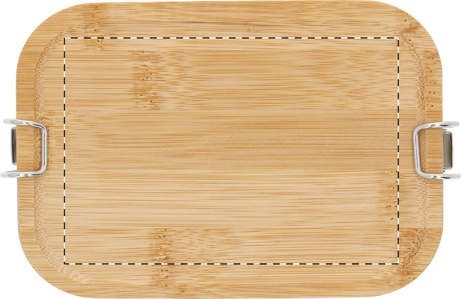 Motetsu RSS box na jedlo – silver – tlačová plocha – Vrchná časť