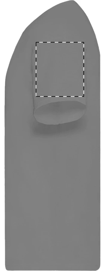 GI3000 ľahké bavlnené tričko - Gildan – dark grey – tlačová plocha – Ľavý rukáv