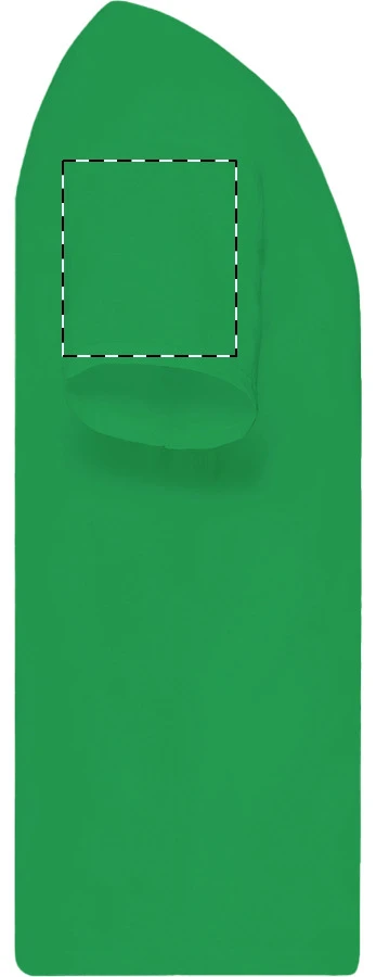 GI3000 ľahké bavlnené tričko - Gildan – green – tlačová plocha – Pravý rukáv