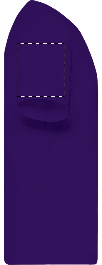 GI3000 ľahké bavlnené tričko - Gildan – purple – tlačová plocha – Pravý rukáv