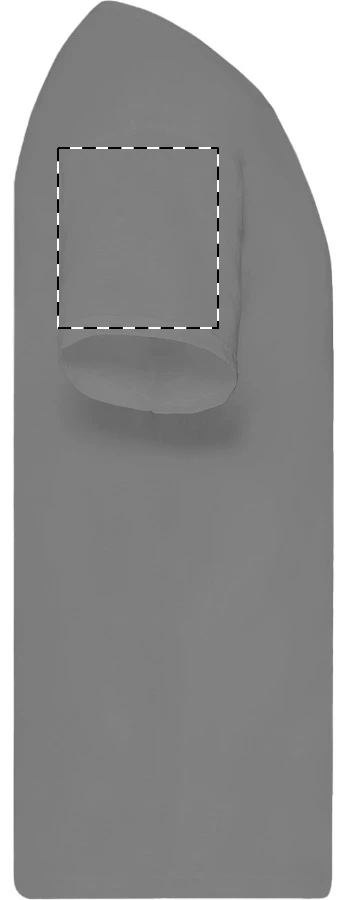 GI3000 ľahké bavlnené tričko - Gildan – dark grey – tlačová plocha – Pravý rukáv
