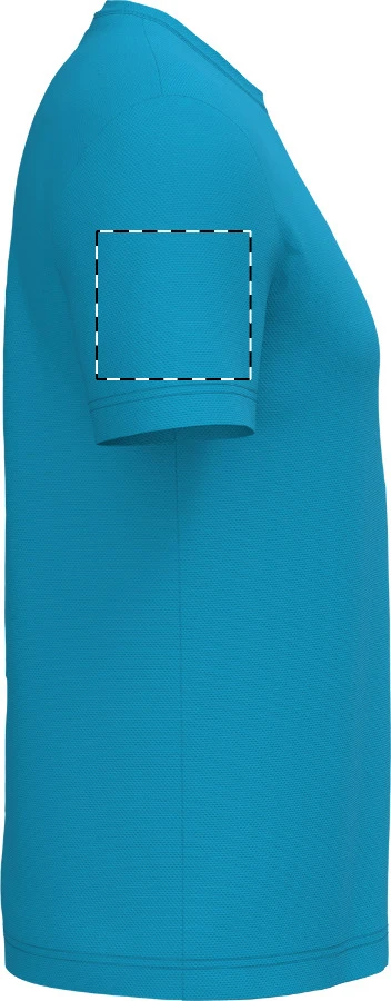IB300 športové tričko - iDealBasic – light blue – tlačová plocha – Pravý rukáv