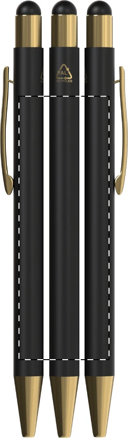 Darkly Tap dotykové guličkové pero – gold – tlačová plocha – Obal
