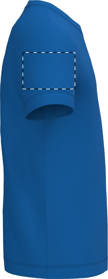 IB302 detské športové tričko - iDealBasic – blue – tlačová plocha – Pravý rukáv