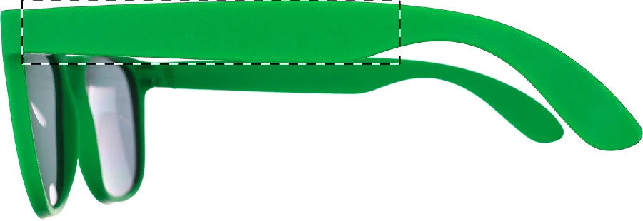 Balangan RPP slnečné okuliare – green – tlačová plocha – Ľavá nožička