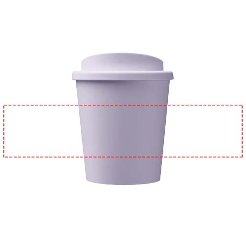 Hrnček Americano® Espresso POP 250 ml – šeříková – tlačová plocha – Po obvode