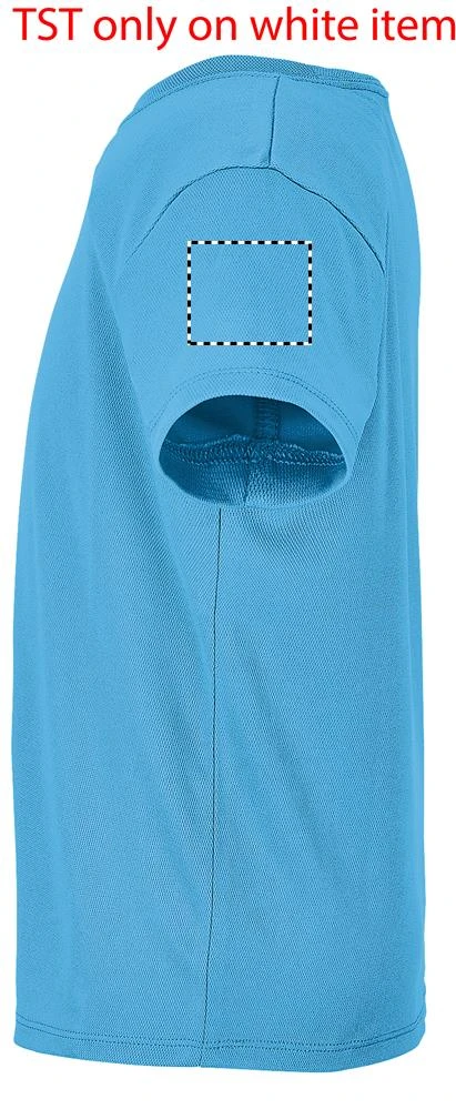 SPRINT KIDS športové tričko SPRINT KIDS - Sol's – royal blue – tlačová plocha – Ľavý rukáv