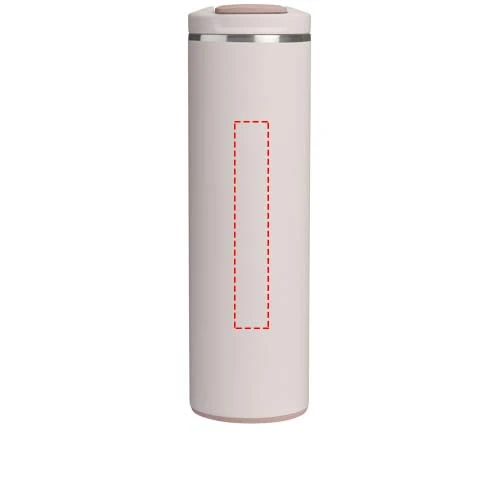 470ml cestovný hrnček Stanley Transit Fliptop - Stanley 1913® – světle růžová – tlačová plocha – Zadná strana