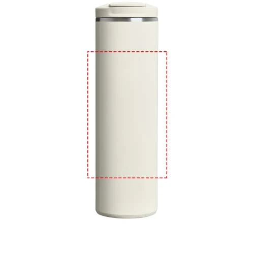 470ml cestovný hrnček Stanley Transit Fliptop - Stanley 1913® – krémová – tlačová plocha – Po obvode