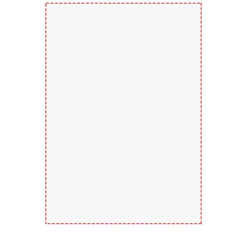 Poznámkový blok Desk-Mate® A4 – bílá – tlačová plocha – Back of sheets (Portrait glue top)