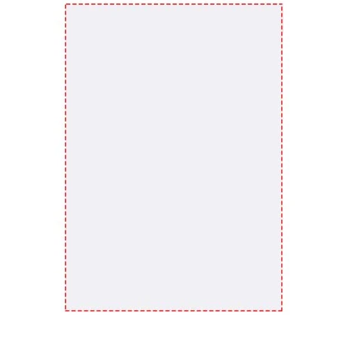 Poznámkový blok Desk-Mate® A5 – bílá – tlačová plocha – Back of sheets (Portrait glue top)
