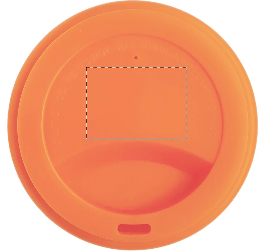 CreaCup termo hrnček na zákazku – orange – tlačová plocha – Obal