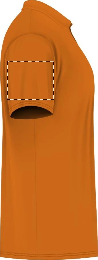 Summer II polokošeľa pique - Sol's – orange – tlačová plocha – Ľavý rukáv