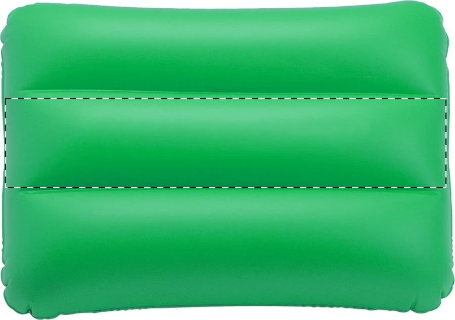 Sunshine nafukovací vankúšik – green – tlačová plocha – Stred