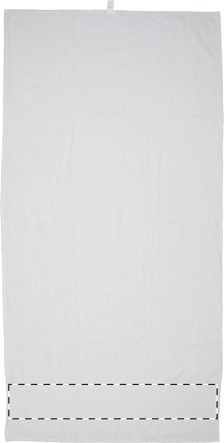 Subowel L uterák so sublimačnou potlačou – white – tlačová plocha – Hranica