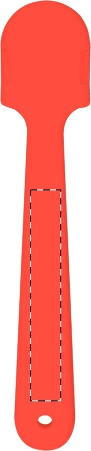 Digibreeze vejár na zákazku – red – tlačová plocha – Rukoväť - predná