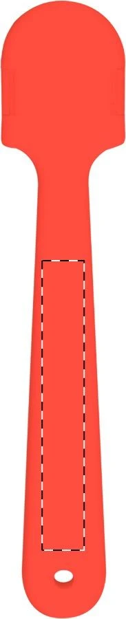 Digibreeze vejár na zákazku – red – tlačová plocha – Rukoväť - zadná