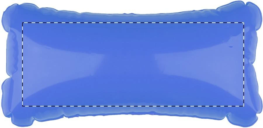 Cerros nafukovací vankúšik – blue – tlačová plocha – Predná strana